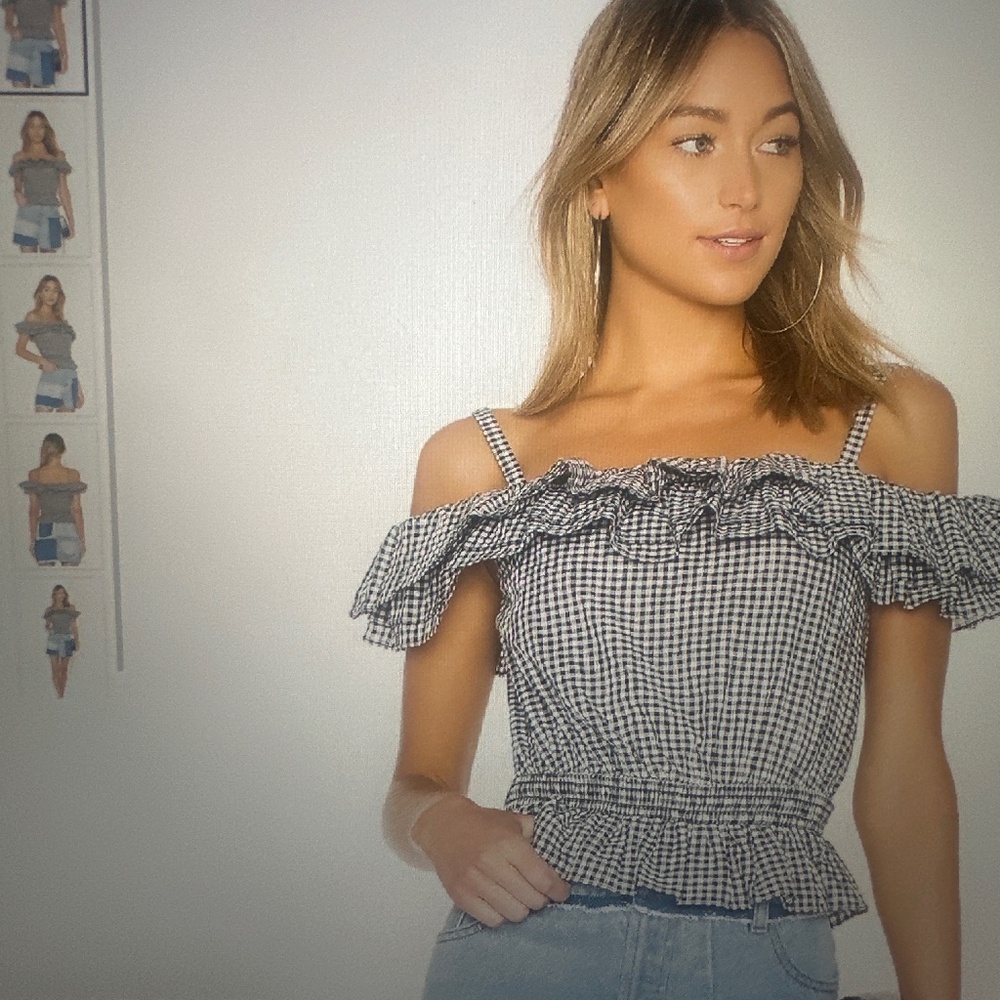 Ruffle Dixie top